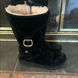 UGG Black Shearling Boots